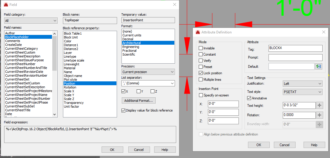 Solved Attribute fields in blocks not updating Autodesk Community