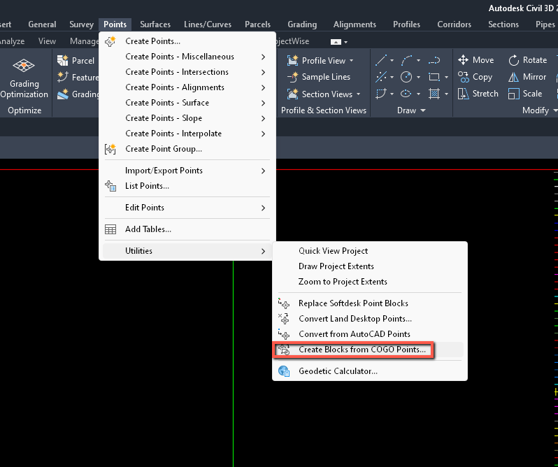 Convert survey cogo points to blocks Autodesk Community