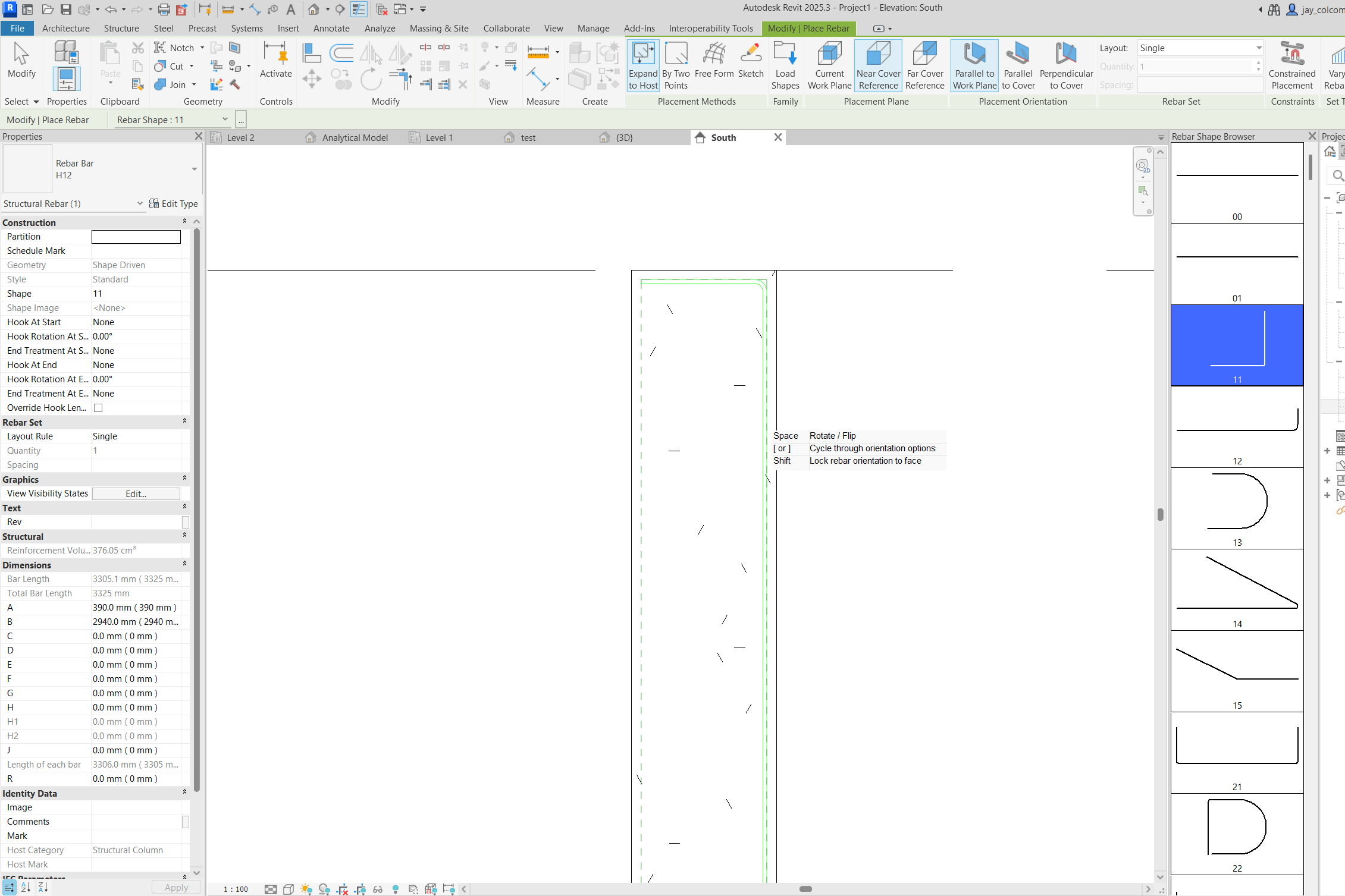 Re Rebar Beginning/End of Bar Override Autodesk Community