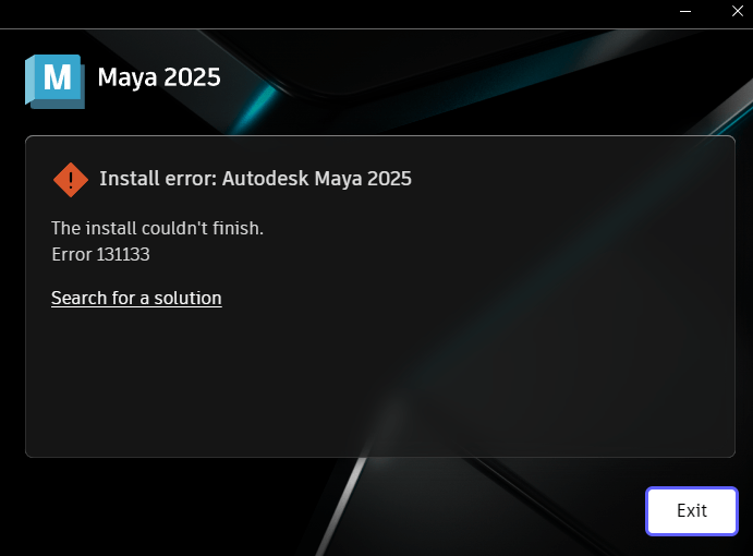 Error code 131372 every time i try to install Autodesk Community