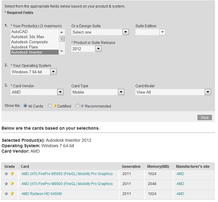 Solved Does Autodesk do MobileWorkstaion Graphics Card
