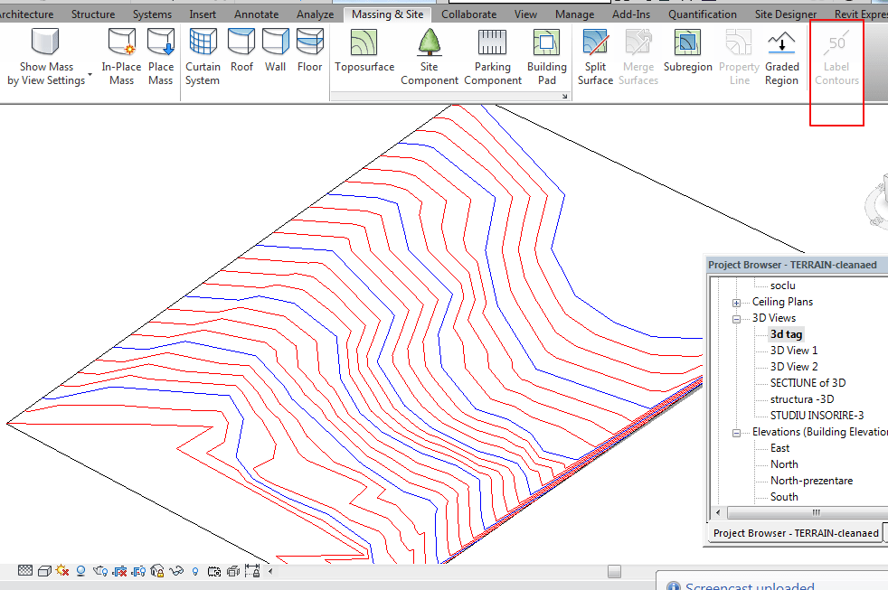 Solved Contour line label in 3d view Autodesk Community
