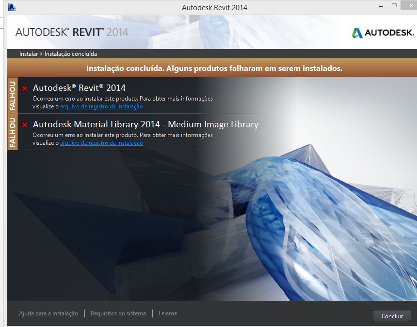 Solucionado Erro instalação REVIT (Educacional/Estudante) 2016 / 2015