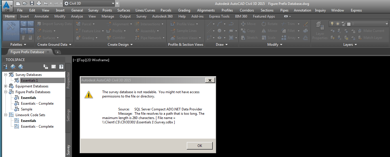 Civil3D and Citrix File resolves to a path too long Autodesk Community