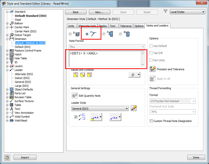 Solved DEFAULT CHAMFER DIMENSION Autodesk Community