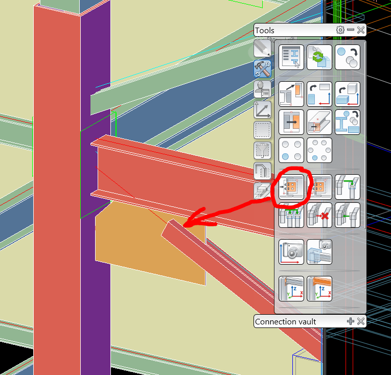 Gusset plate to beam and baseplate Autodesk Community