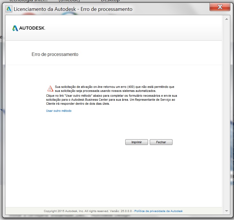Erro instalação REVIT (Educacional/Estudante) 2016 / 2015 / 2014 em