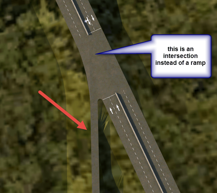 Creating On Off Ramps in Infraworks Always Creates Intersection