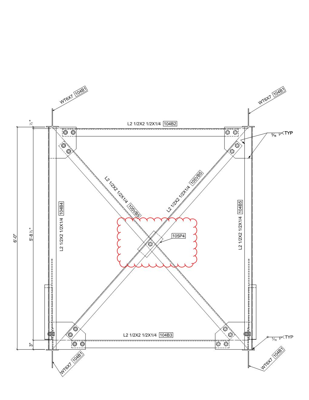 Cross bracing spacer plate Autodesk Community