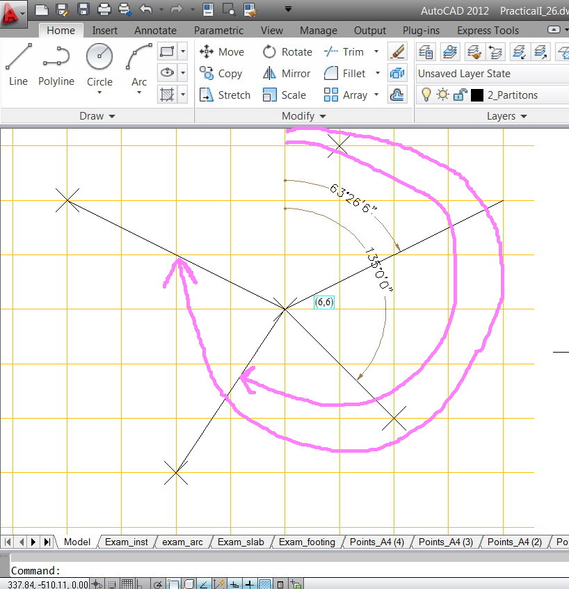 Solved How to measure the indicated angle? Autodesk