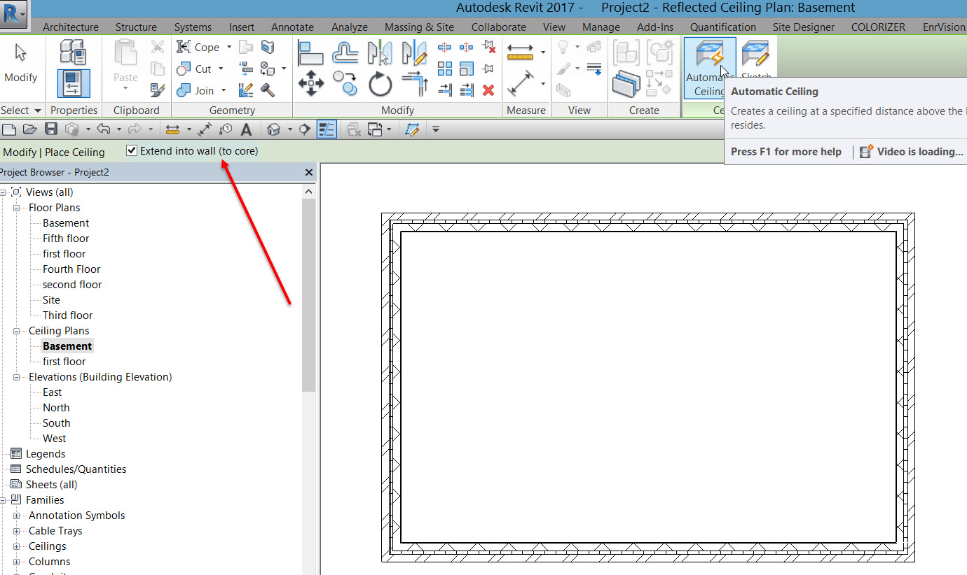 Extend into Wall (to core) in Automatic Ceiling Autodesk Community