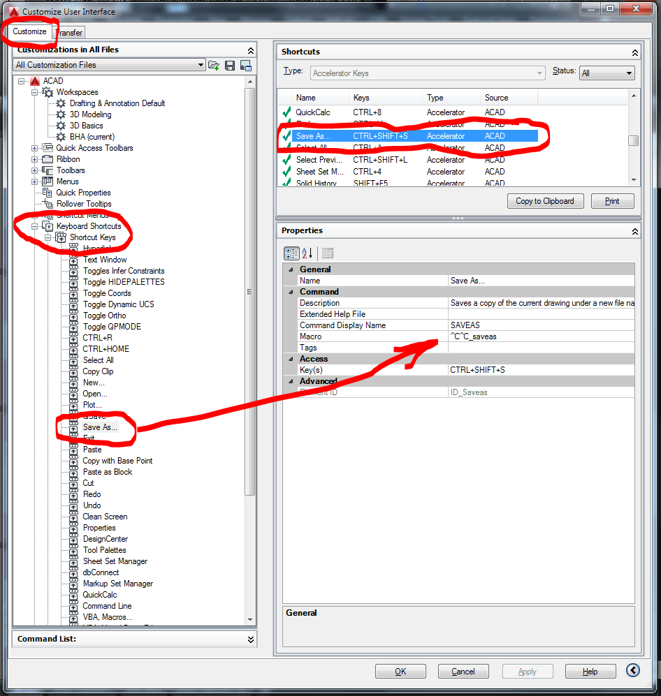 CTRL + SHIFT + S not working Autodesk Community
