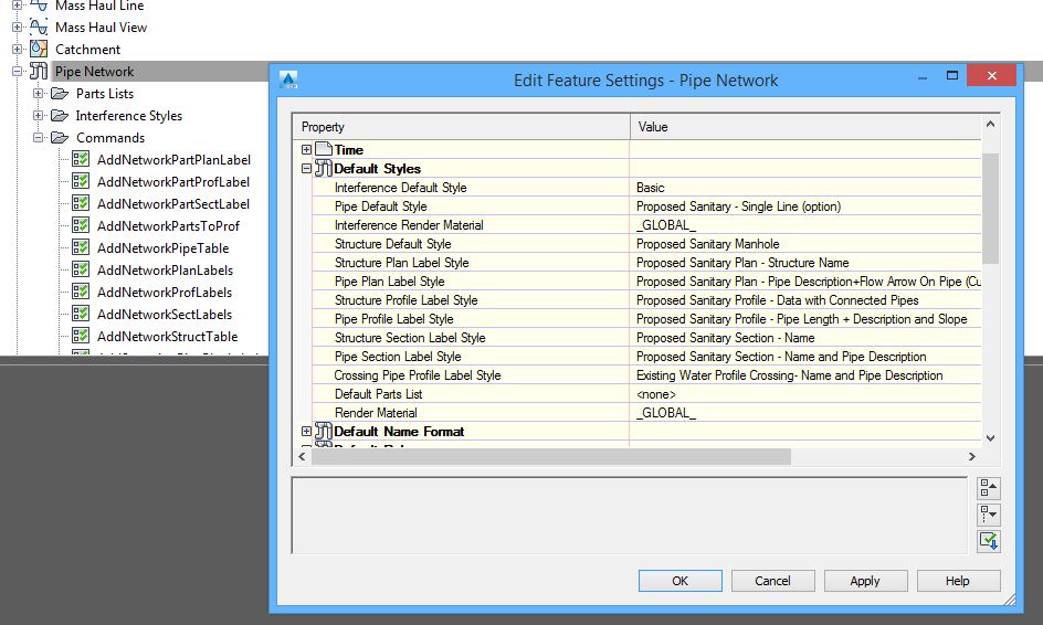 Data shortcut changes styles of Pipe Network Autodesk Community