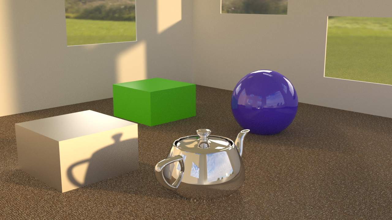 3ds max 2017 Art Rending HDRI + Physical Sun & Sky