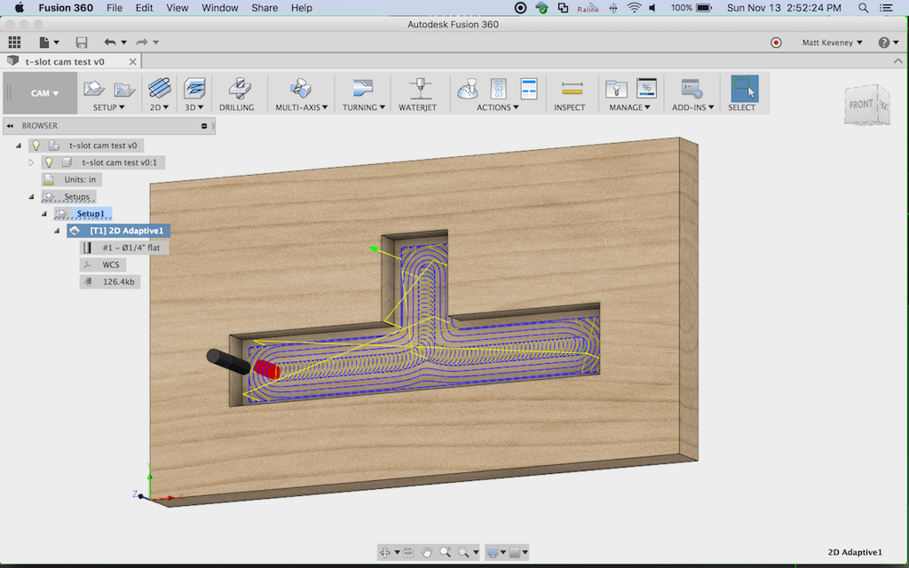 2D Adaptive clearing; alternate slot strategy? Autodesk Community