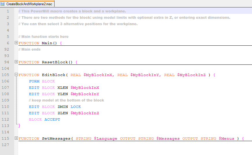 Notepad++ Language for editing PowerMill macros. Autodesk Community