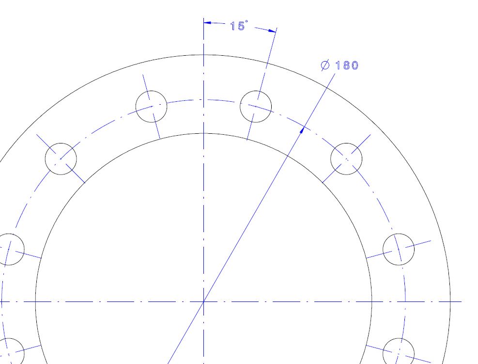 Drawing Bolt Pattern Centerline Circle Autodesk Community