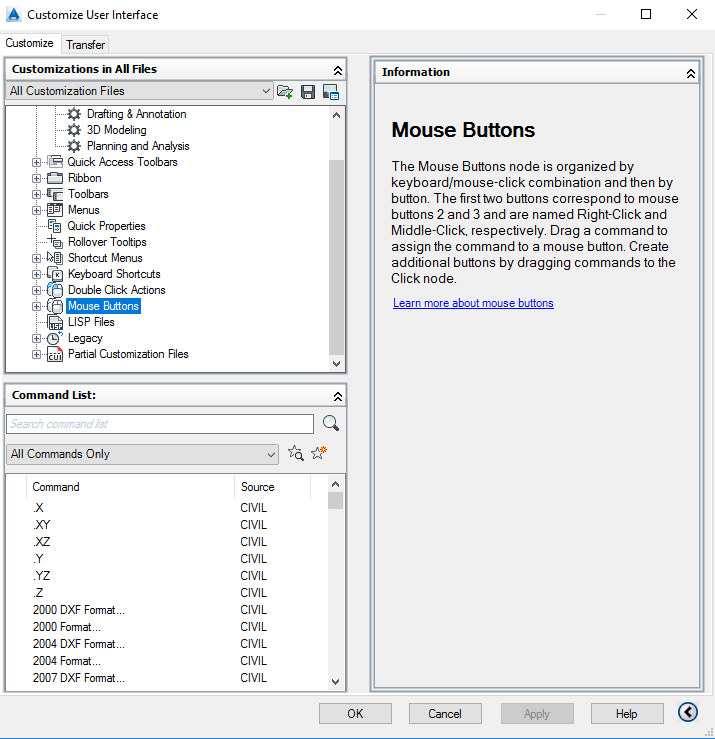 Customizing mouse side button(s) Autodesk Community