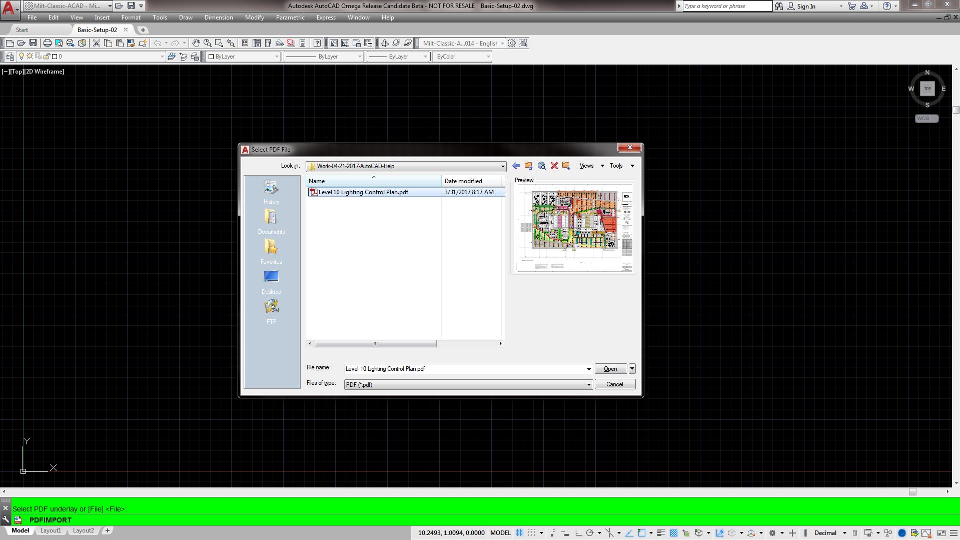 Solved PDF to DWG converter through AutoCAD (AutoCAD2018