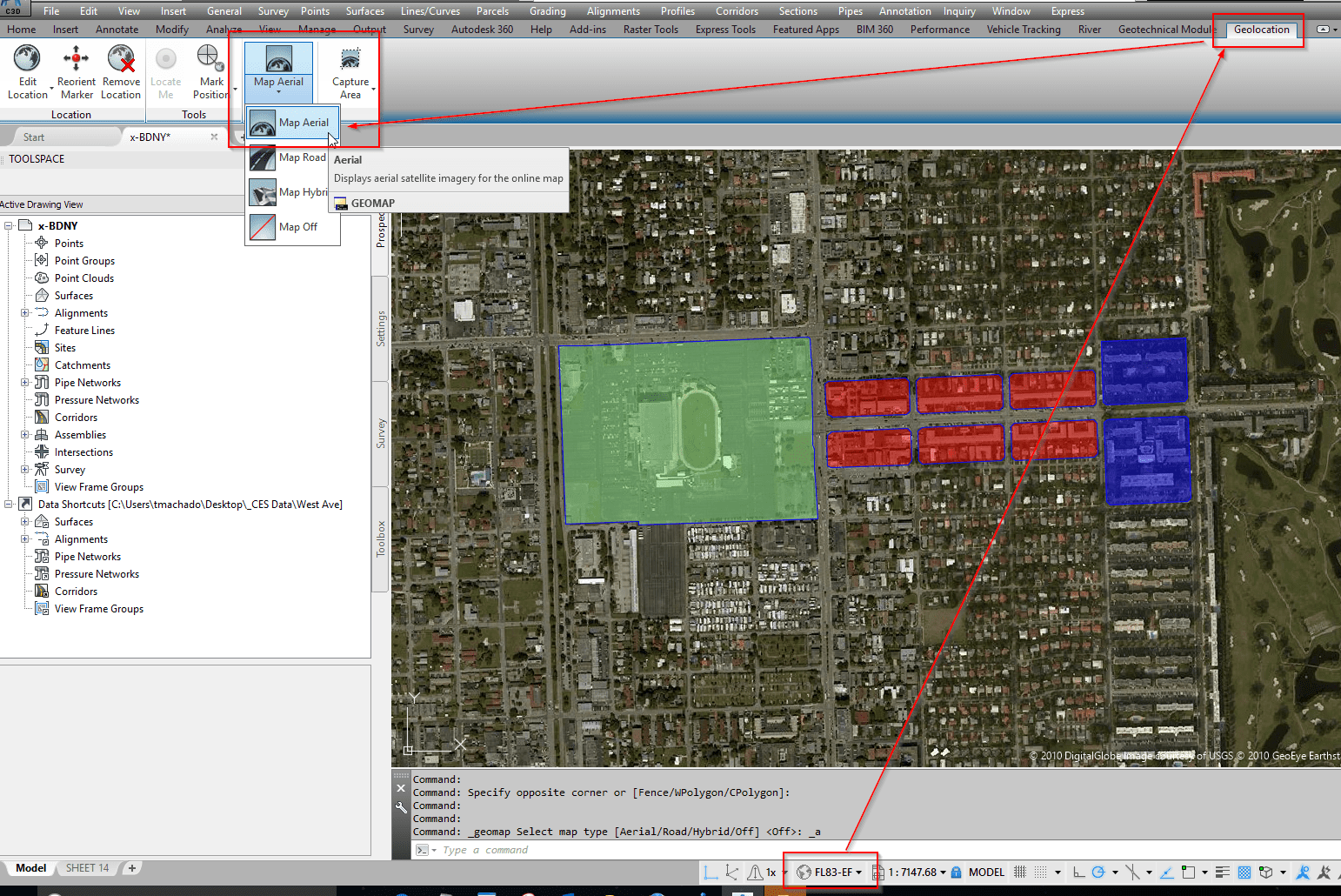 Exporting a shapefile to ArcGIS Autodesk Community