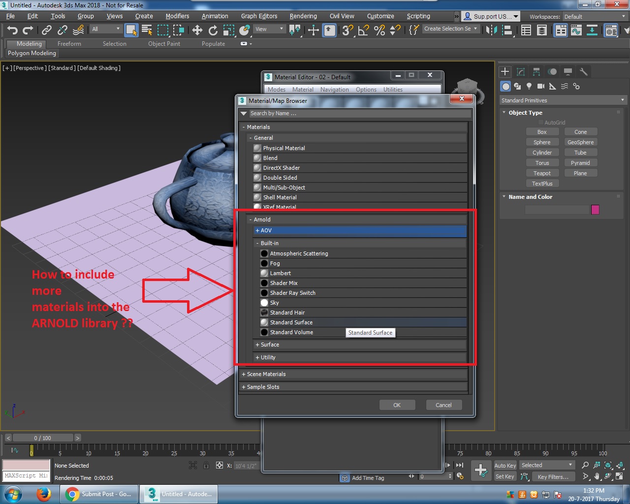 Solved How to Add material into arnold library? Autodesk Community