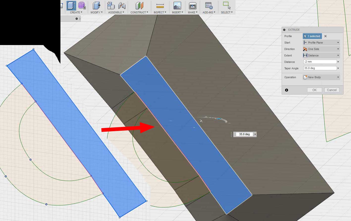 tapered extrusion of moderately complicated shapes Autodesk Community