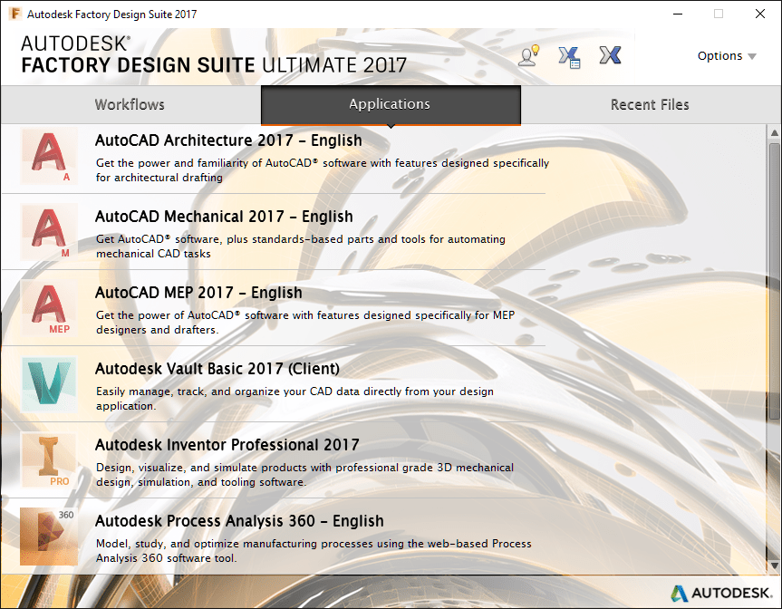 Factory Design 2017 missing start window Autodesk Community