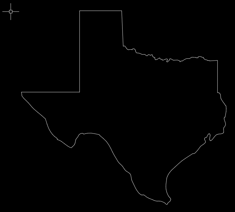 Autocad Map Of Texas Solved Looking for Texas Outline DWG Autodesk Community