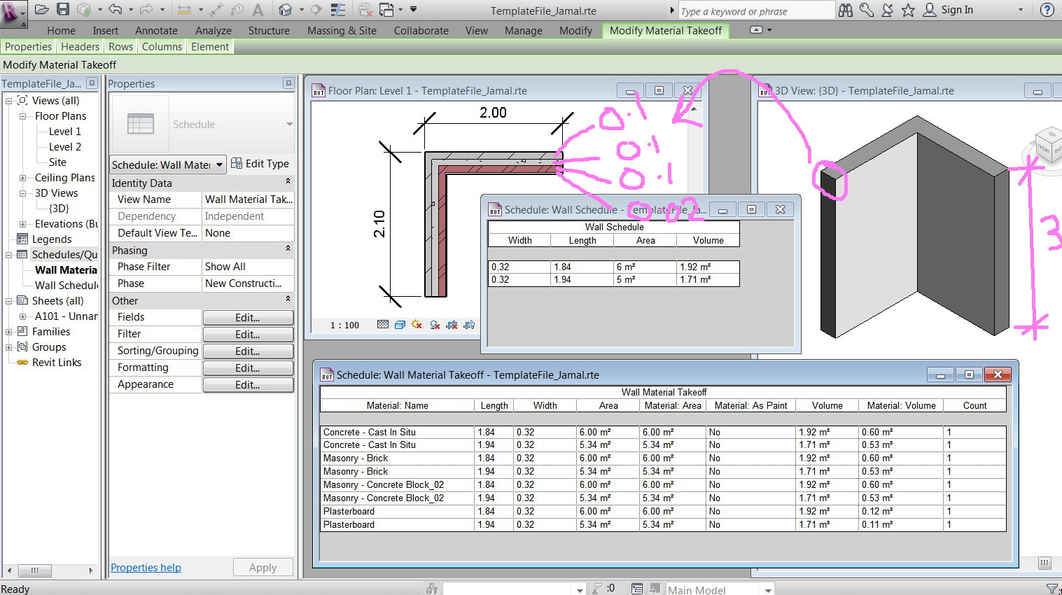 Material takeoff As paint and other related calculations Autodesk