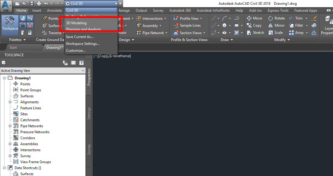 Solved AutoCAD CIvil 3D Ribbon Presets Autodesk Community