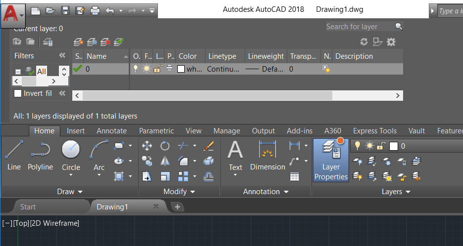 Solved Layer Property Manager in AutoCAD 2017 is docked above the