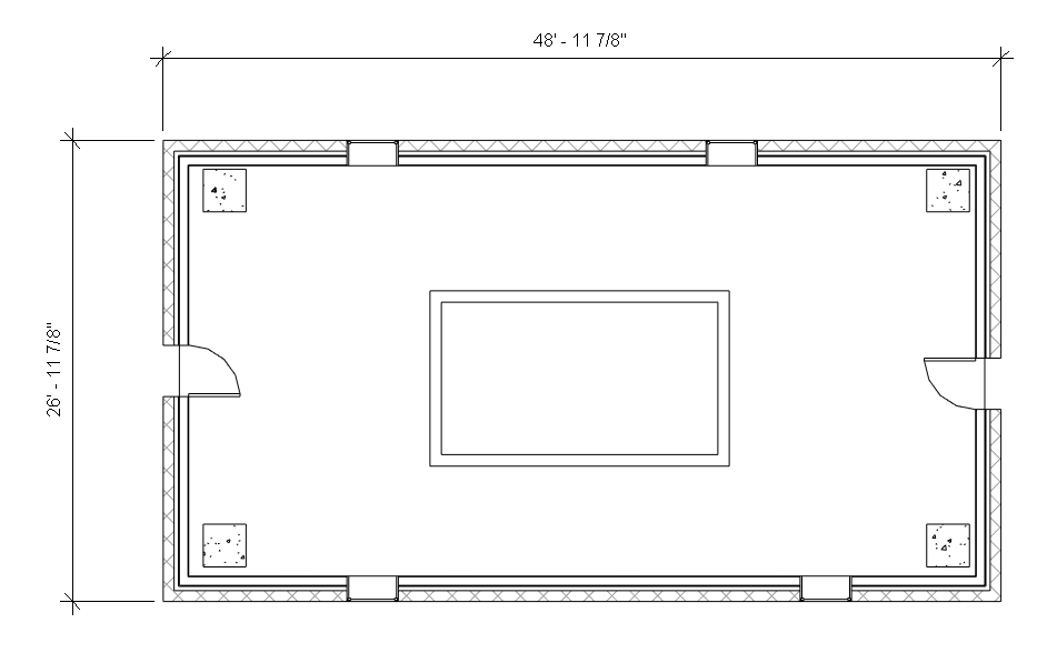 Solved Exterior wall area (for window to wall ratio calculation