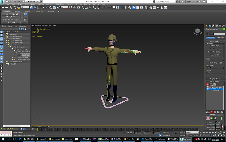 Solved Export couple of animations from CAT Rig to Unity Autodesk