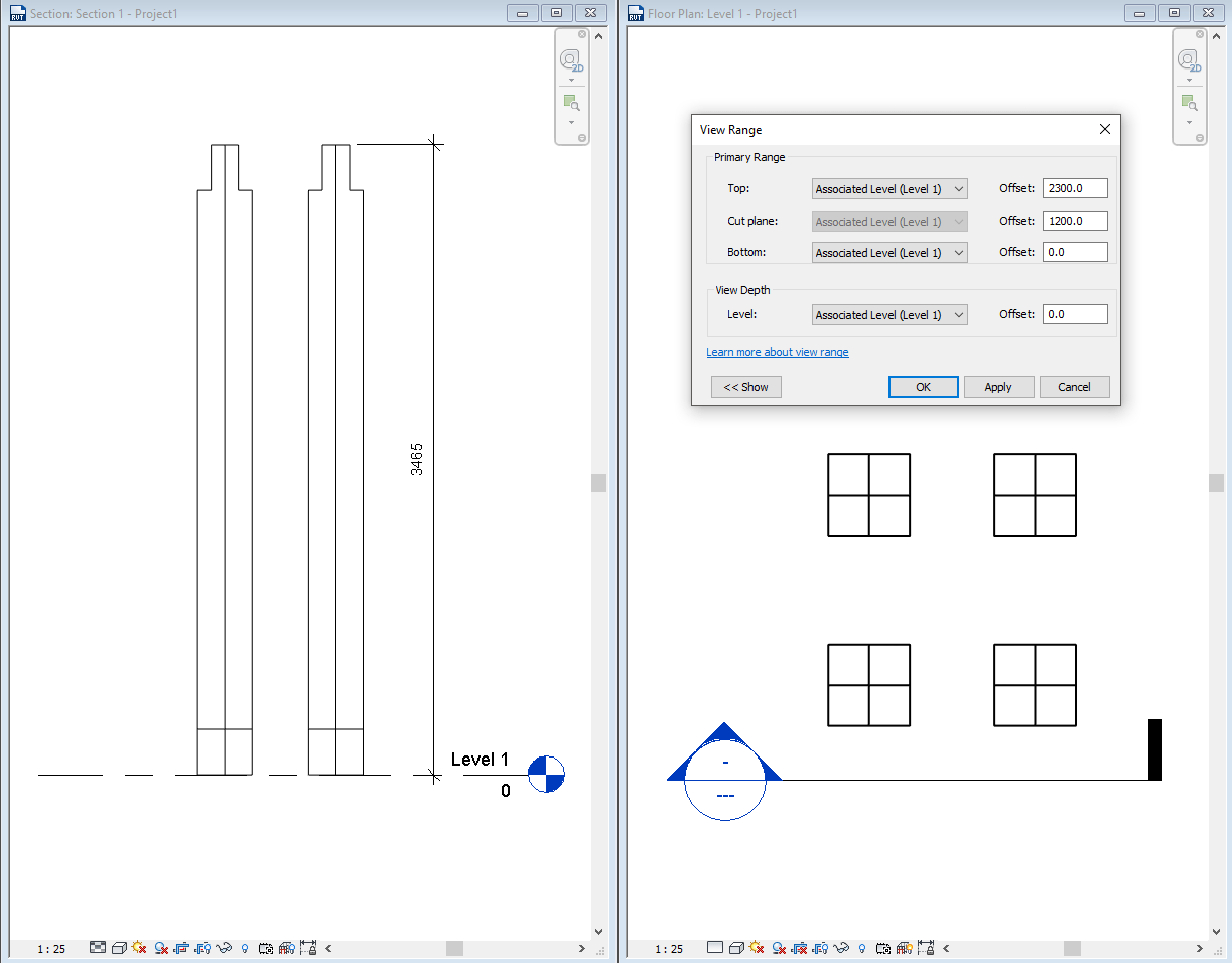 Solved Revit family view range Autodesk Community