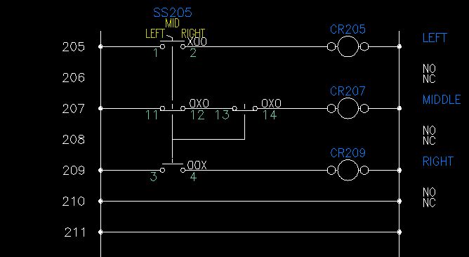 3 Way Selector Switch Symbol