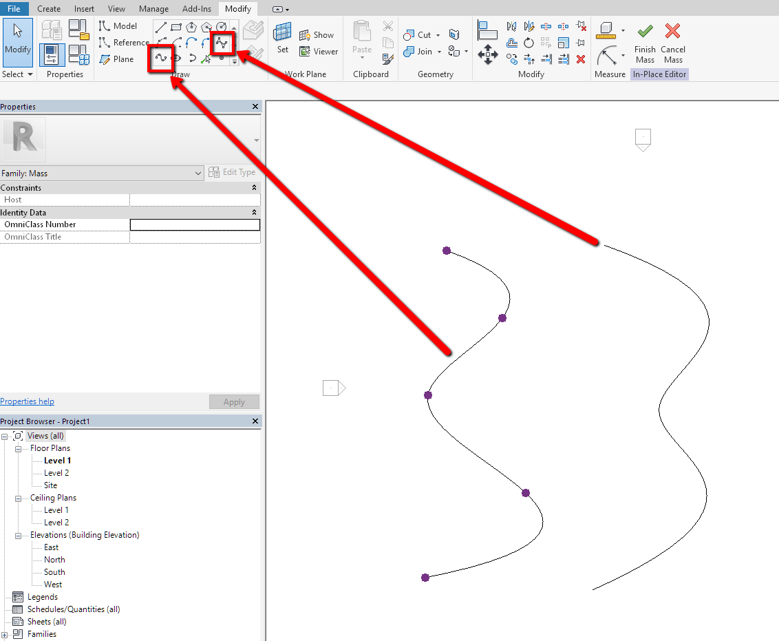 Solved Missing Reference Points when making Splines in Conceptual Mass