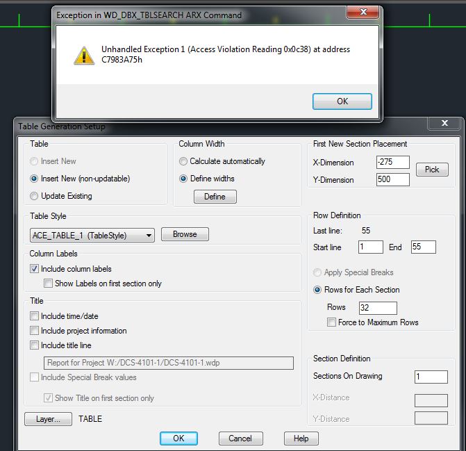 Unhandled exception at address. Unhandled exception: exception_access_violation reading address 0x0000000000000018. exception_access_violation reading address 0x0000000000000018. exception_access_violation blrmfrt.