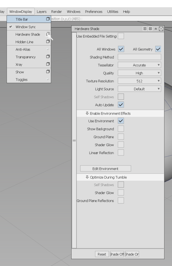 Help! Diagnostic Shading doesn't work in Alias Design 2017 Autodesk