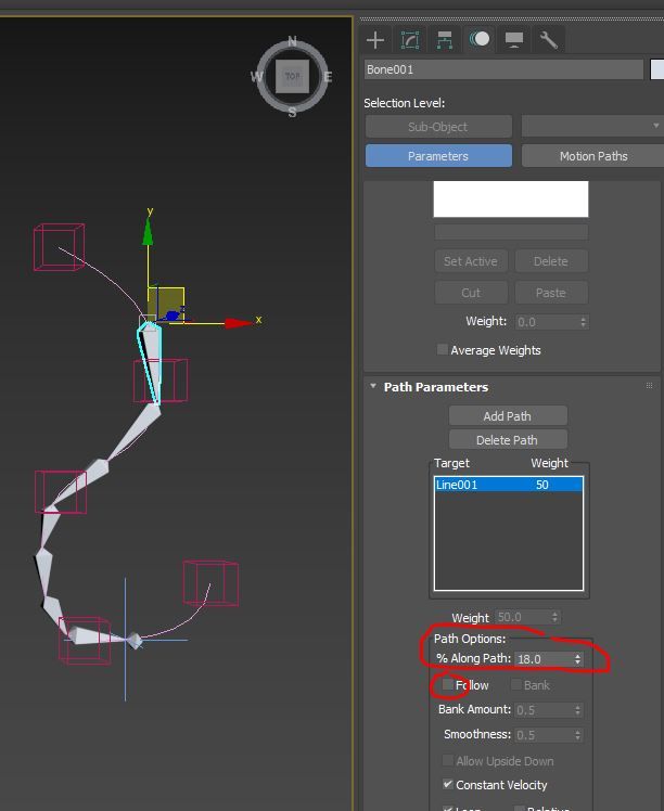 Solved Bones animation using a spline Autodesk Community