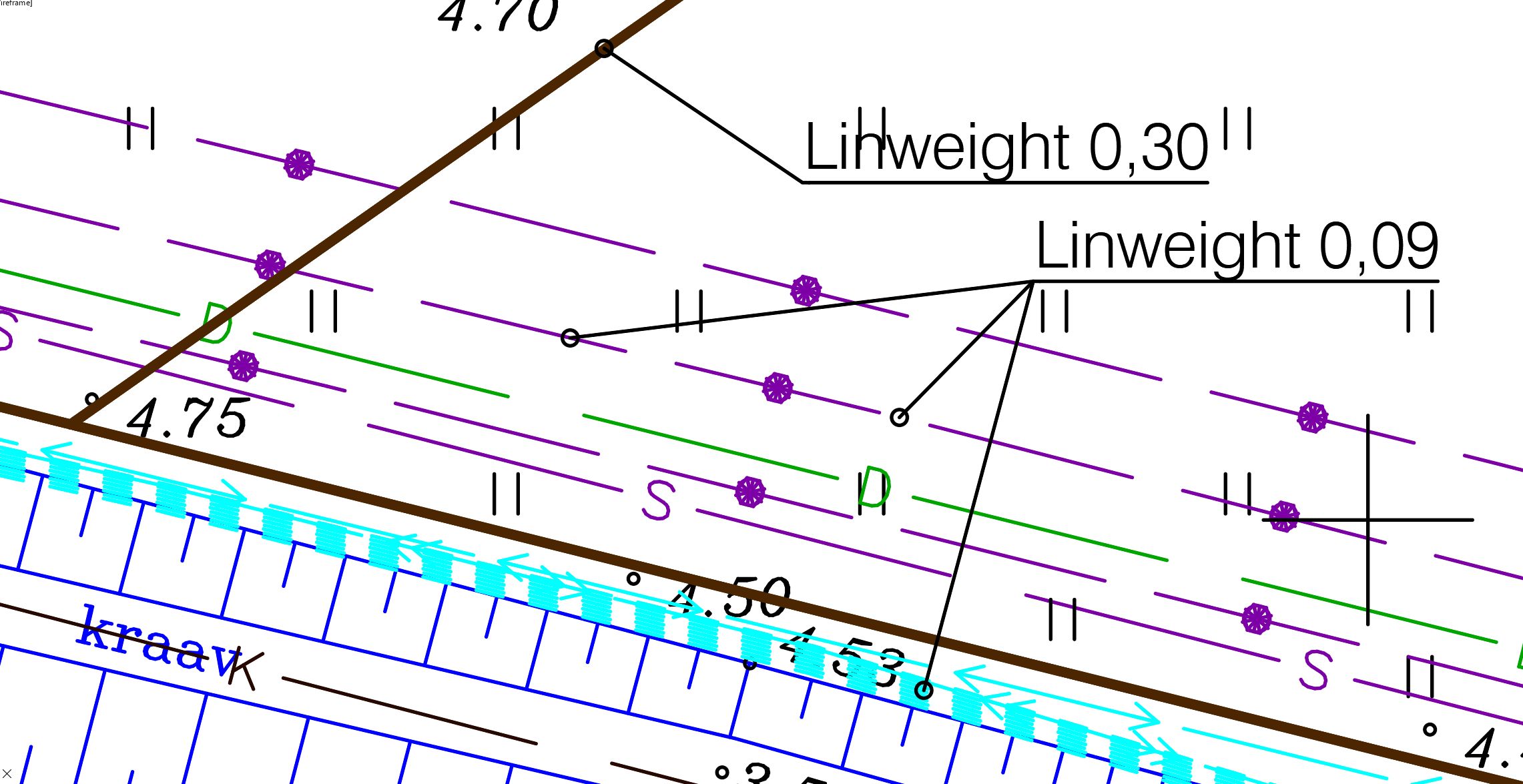 Lineweight displays different in layout viewports Autodesk Community
