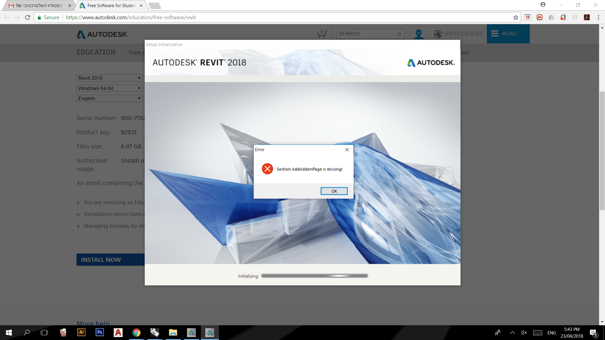 Installation Fails Revit 2018 Autodesk Community