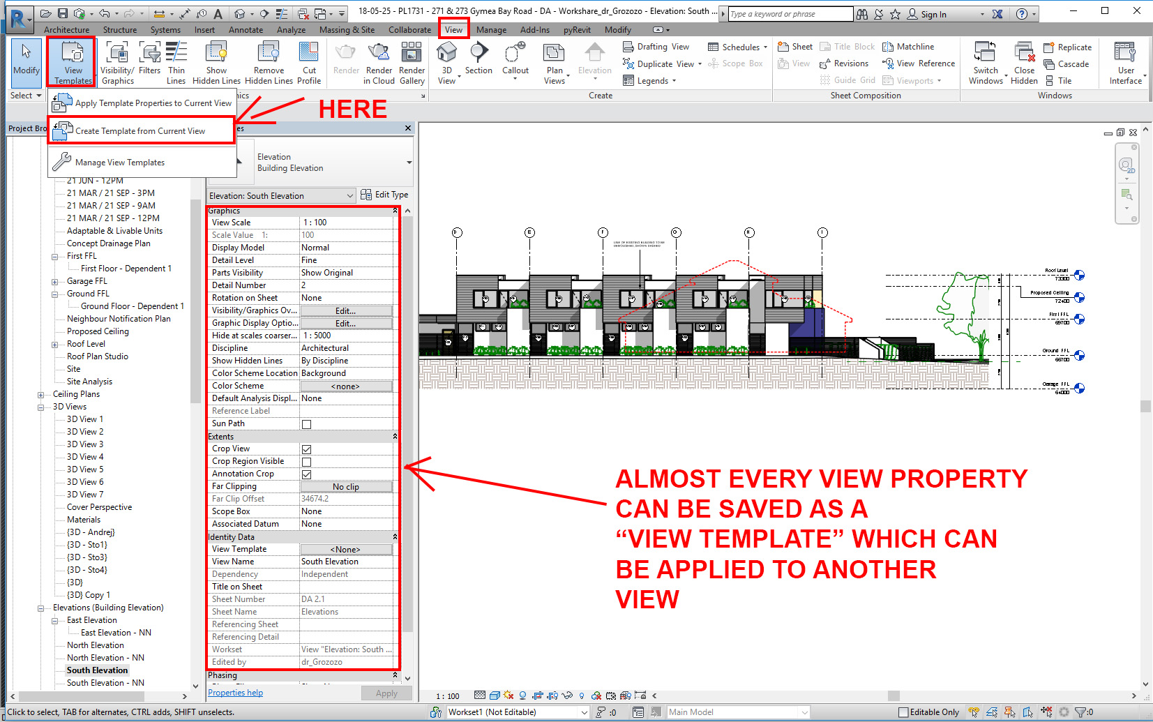 Solved Is there a way to duplicate elevation view's setting Autodesk