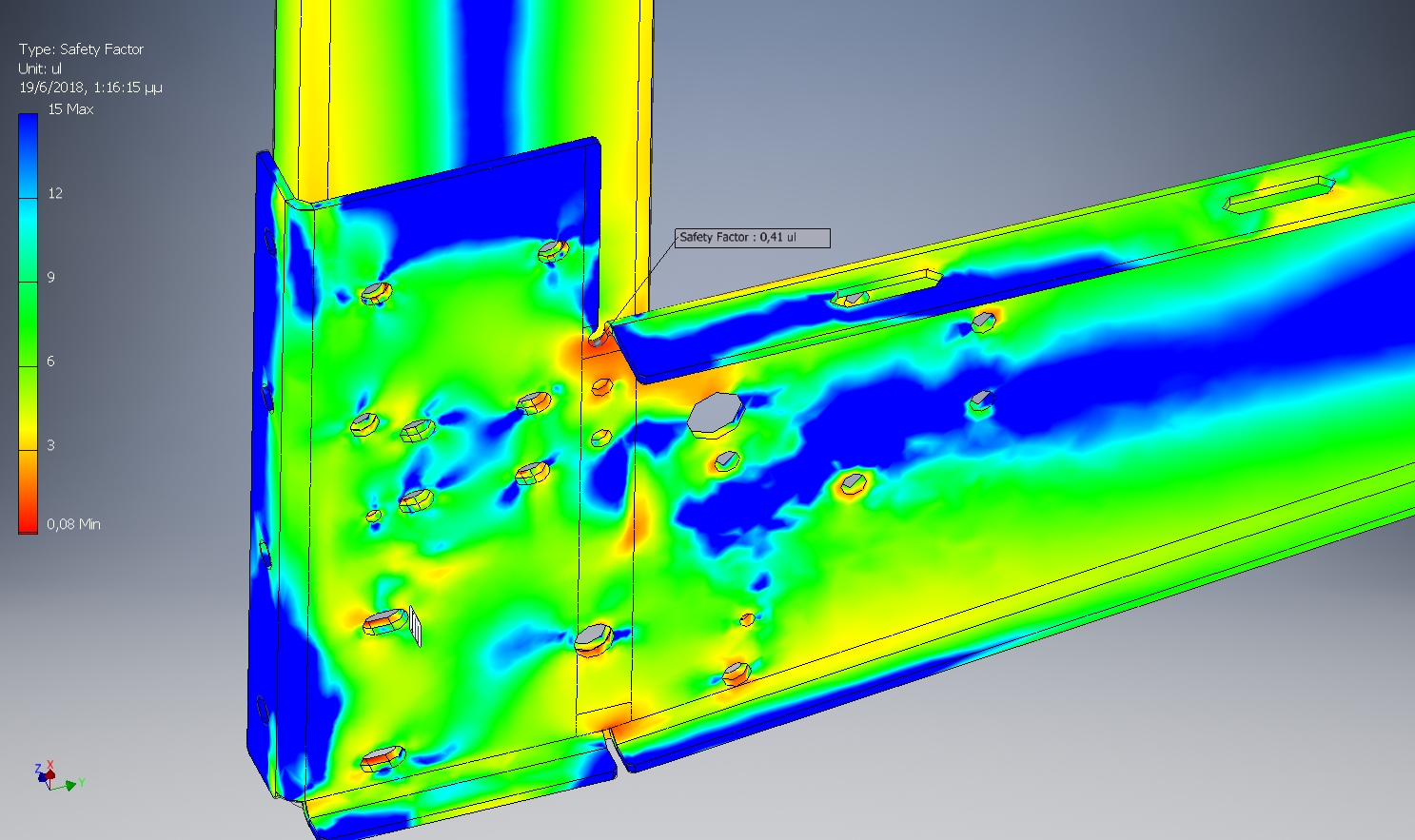 Solved FEA Simulation Is this Way of Contacts for Bolted Connections