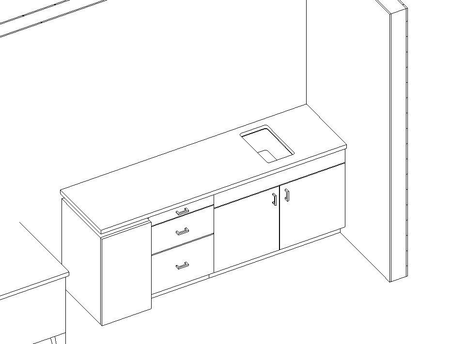 Solved Countertop with sink void = vanishing countertop in plan