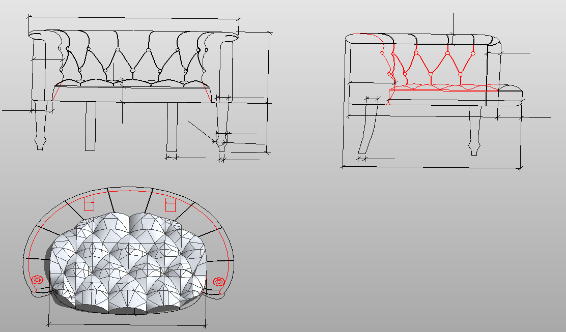 Solved How to model a Chesterrfield Tub chair in Revit for my interior