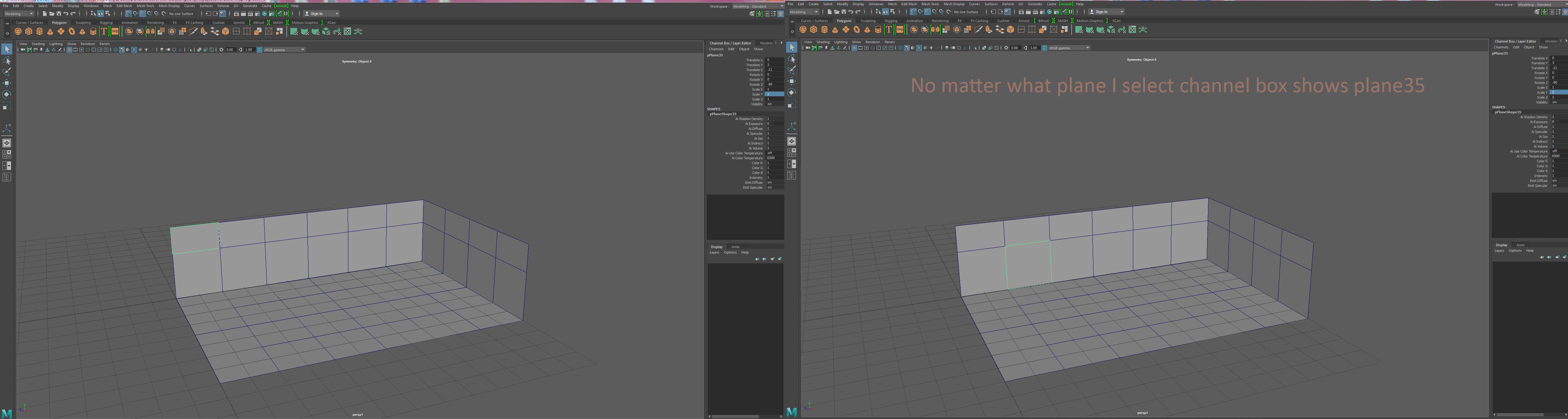 Solved Maya 2018 Channel box name stays the same across multiple