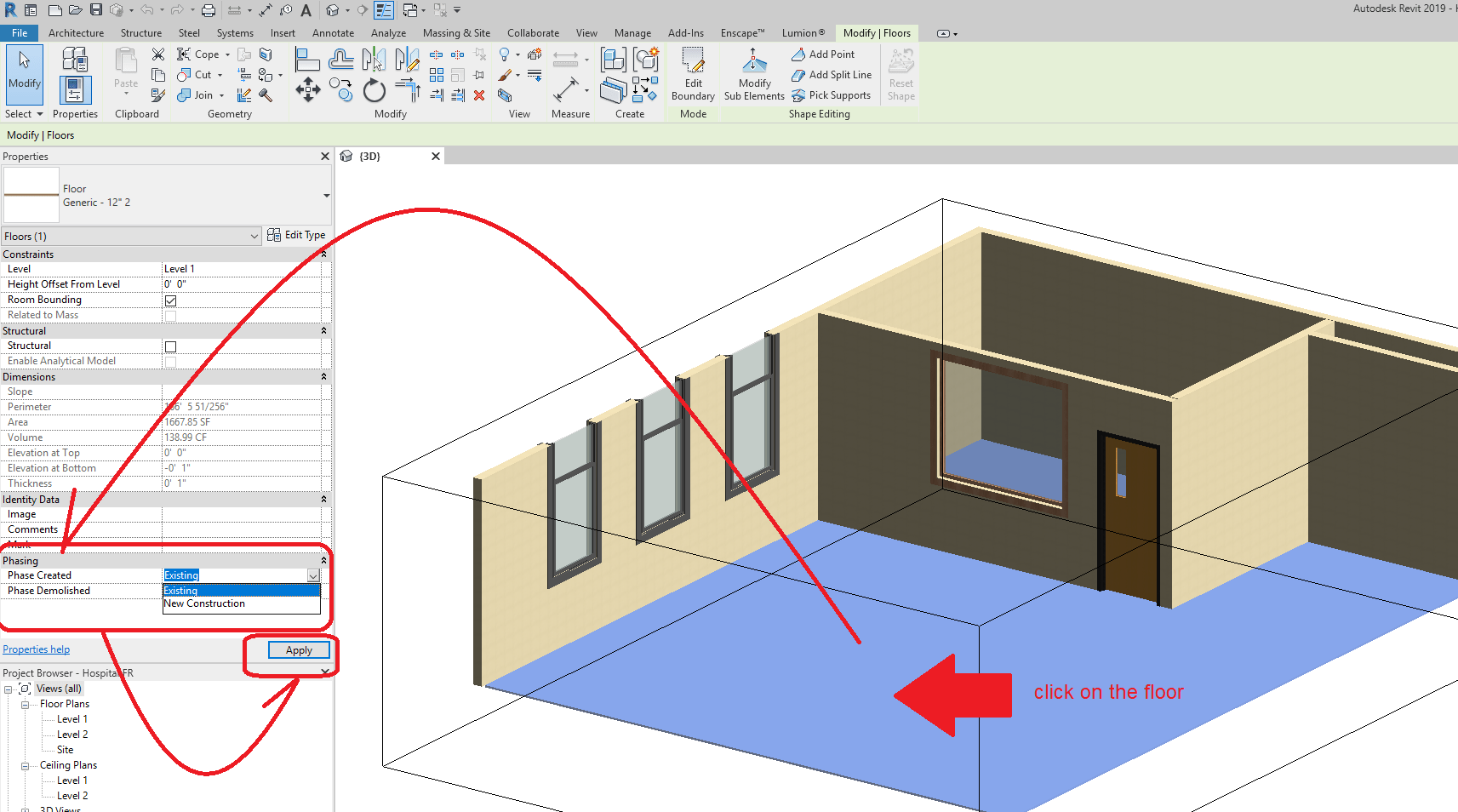 How To Change Floor Color In Revit Family Viewfloor.co