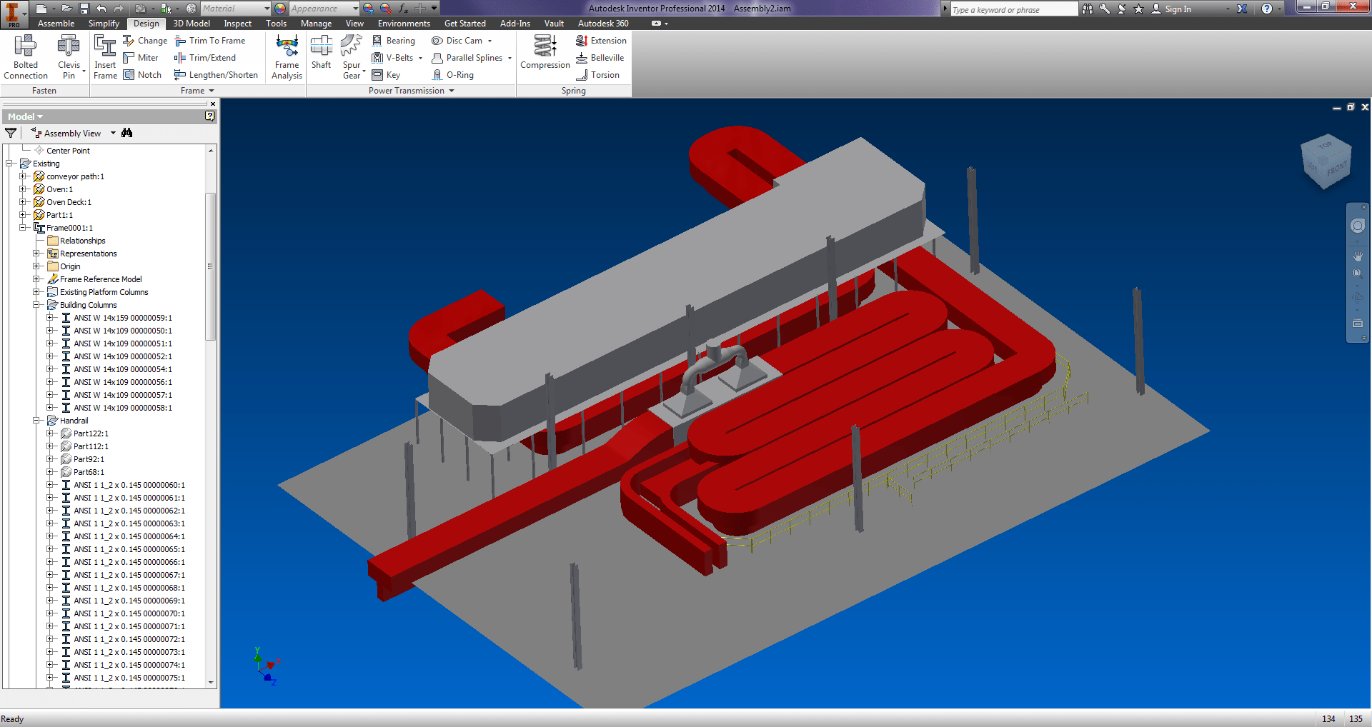 Create multiple frames in one assembly (Frame Generator) Autodesk