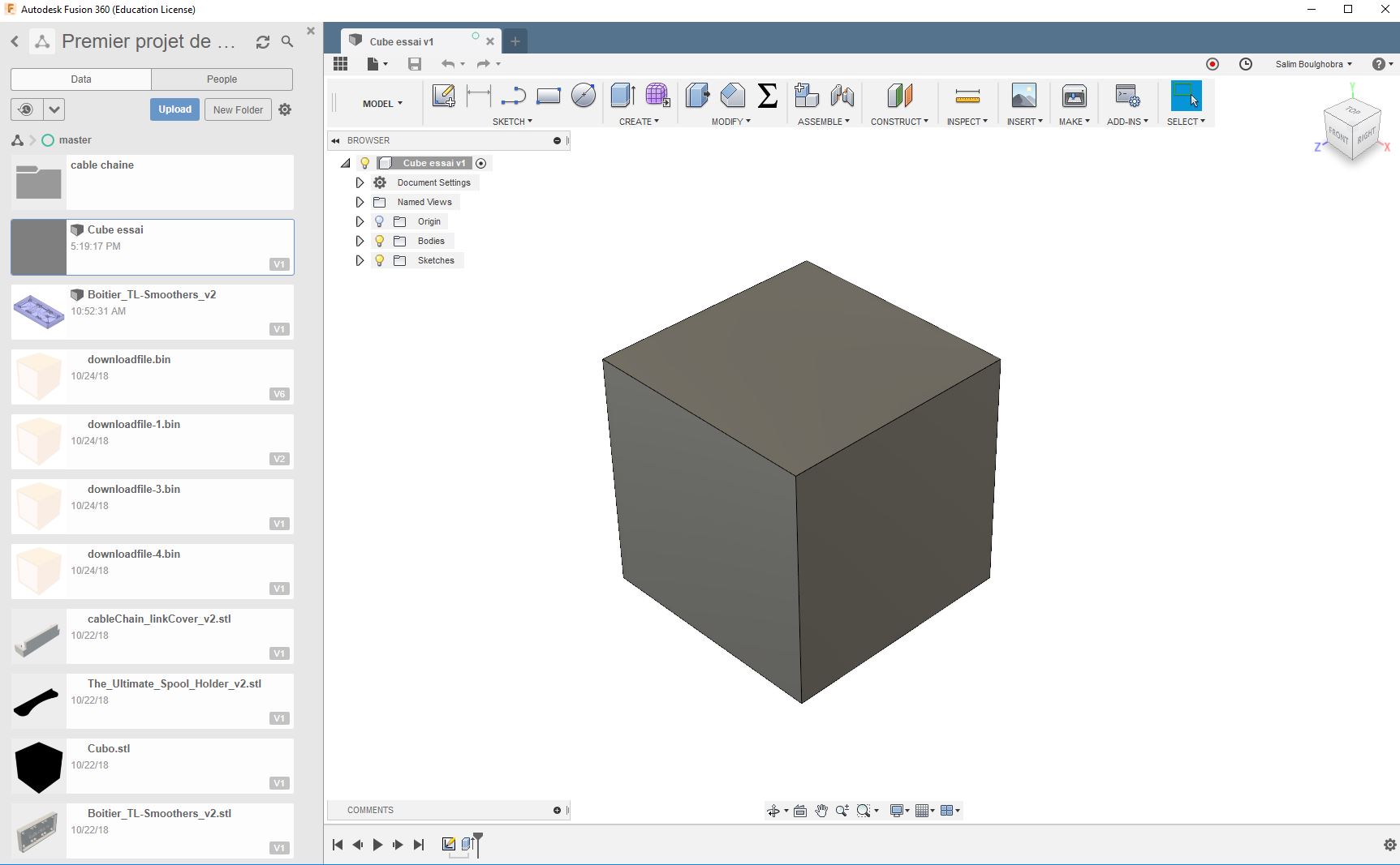 Résolu Problème extrusion avec Fusion 360 Autodesk Community