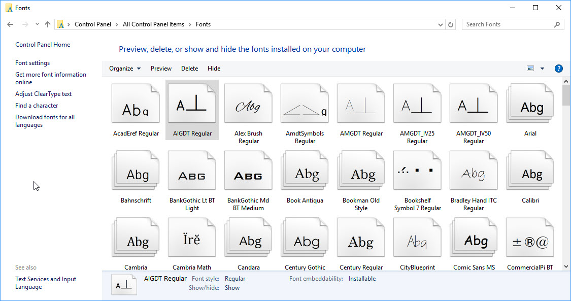 Fonts not showing up Autodesk Community